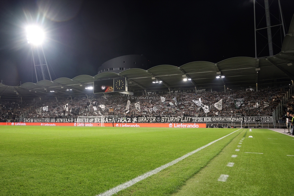 Sturm Graz - Stade Rennes
UEFA Europa League Gruppenphase 1. Spieltag, SK Sturm Graz - Stade Rennes Football Club, Stadion Graz-Liebenau Graz, 16.09.2026. Foto zeigt Fans von Sturm
