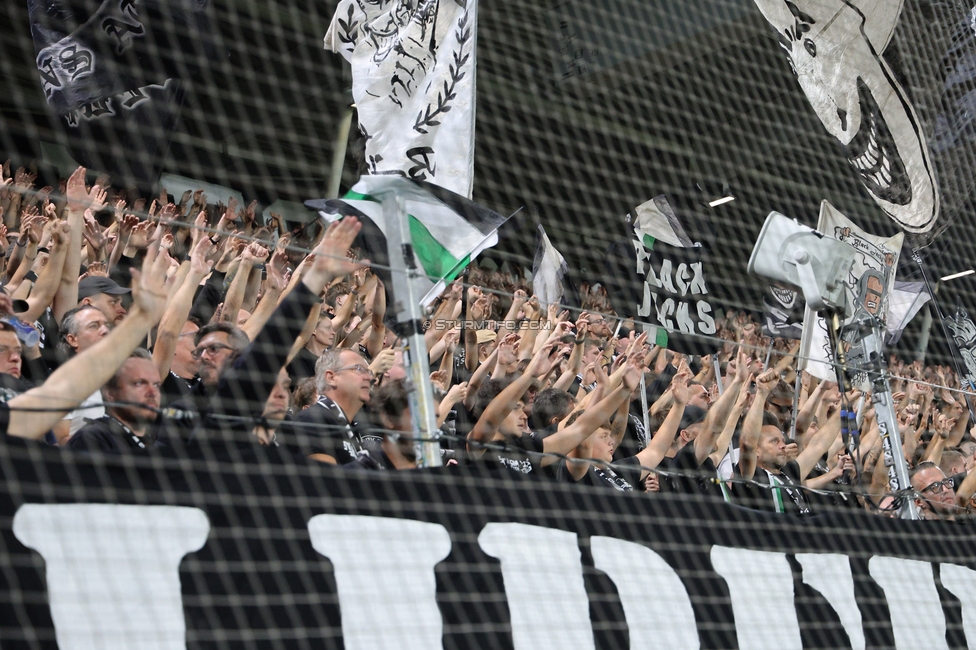 Sturm Graz - Stade Rennes
UEFA Europa League Gruppenphase 1. Spieltag, SK Sturm Graz - Stade Rennes Football Club, Stadion Graz-Liebenau Graz, 16.09.2026. Foto zeigt Fans von Sturm
