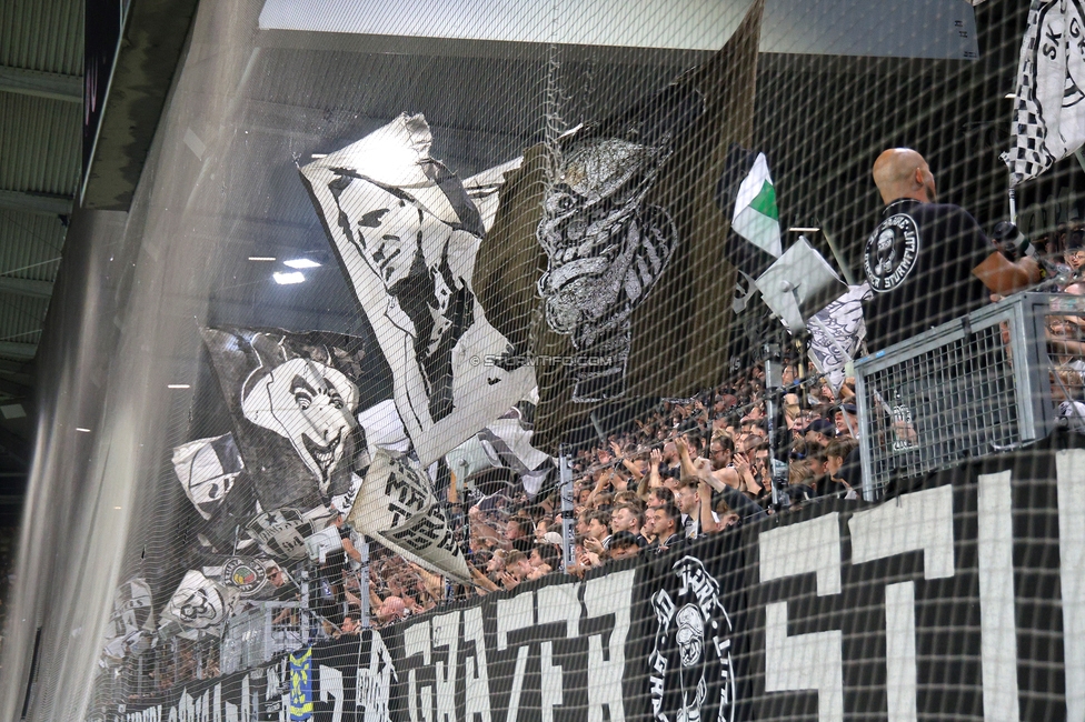 Sturm Graz - Stade Rennes
UEFA Europa League Gruppenphase 1. Spieltag, SK Sturm Graz - Stade Rennes Football Club, Stadion Graz-Liebenau Graz, 16.09.2026. Foto zeigt Fans von Sturm
