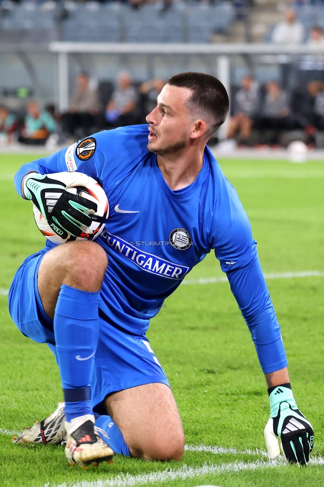 Sturm Graz - Stade Rennes
UEFA Europa League Gruppenphase 1. Spieltag, SK Sturm Graz - Stade Rennes Football Club, Stadion Graz-Liebenau Graz, 16.09.2026. Foto zeigt Daniil Khyudyakov (Sturm)

