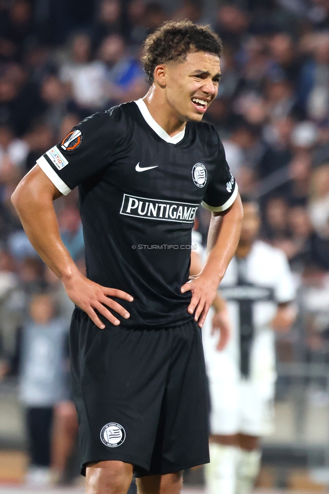 Sturm Graz - Stade Rennes
UEFA Europa League Gruppenphase 1. Spieltag, SK Sturm Graz - Stade Rennes Football Club, Stadion Graz-Liebenau Graz, 16.09.2026. Foto zeigt Jacob Peter Hoedl (Sturm)
