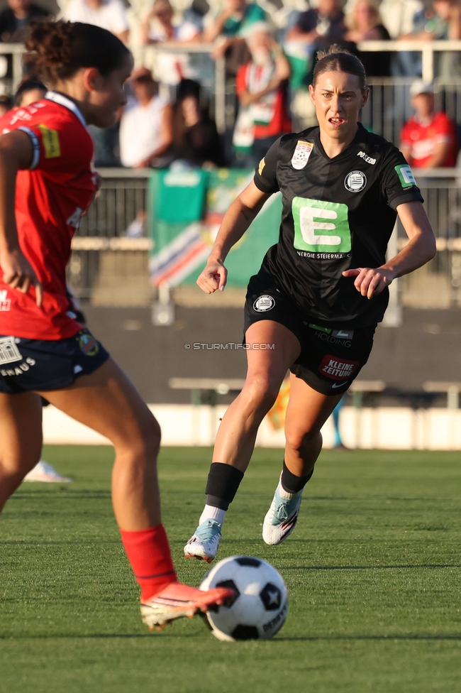 Sturm Frauen - Rapid
OEFB Frauen Bundesliga, 7. Runde, SK Sturm Graz Frauen - SK Rapid, Trainingszentrum Messendorf, 18.09.2026. Foto zeigt Laura Krumboeck (Sturm Frauen)

