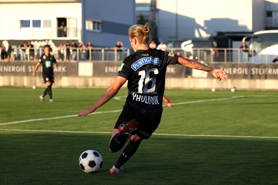 Sturm Frauen - Rapid
OEFB Frauen Bundesliga, 7. Runde, SK Sturm Graz Frauen - SK Rapid, Trainingszentrum Messendorf, 18.09.2026. Foto zeigt Sara Pavlovic (Sturm Frauen)
