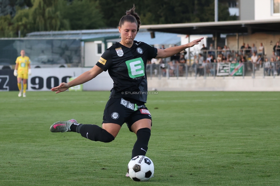 Sturm Frauen - Rapid
OEFB Frauen Bundesliga, 7. Runde, SK Sturm Graz Frauen - SK Rapid, Trainingszentrum Messendorf, 18.09.2026. Foto zeigt Stefanie Grossgasteiger (Sturm Frauen)
