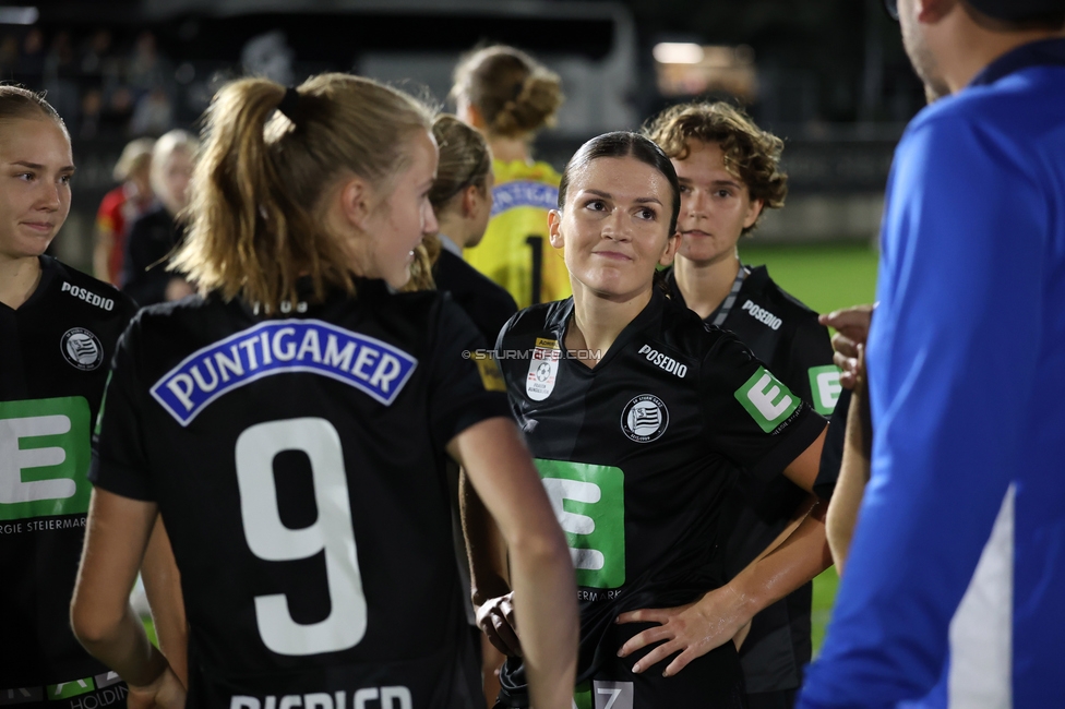 Sturm Frauen - Rapid
OEFB Frauen Bundesliga, 7. Runde, SK Sturm Graz Frauen - SK Rapid, Trainingszentrum Messendorf, 18.09.2026. Foto zeigt Marie Spiess (Sturm Frauen)
