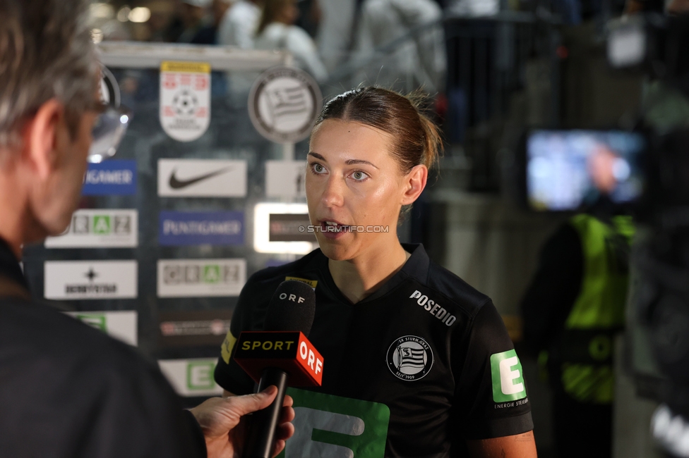 Sturm Frauen - Rapid
OEFB Frauen Bundesliga, 7. Runde, SK Sturm Graz Frauen - SK Rapid, Trainingszentrum Messendorf, 18.09.2026. Foto zeigt Laura Krumboeck (Sturm Frauen)
