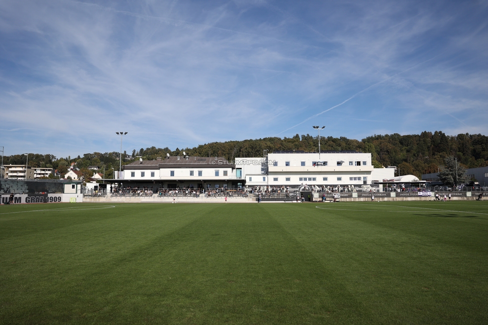 Sturm Frauen - Austria
OEFB Frauen Bundesliga, 8. Runde, SK Sturm Graz Frauen - FK Austria Wien, Trainingszentrum Messendorf, 27.09.2026. Foto zeigt das Trainingszentrum Messendorf
