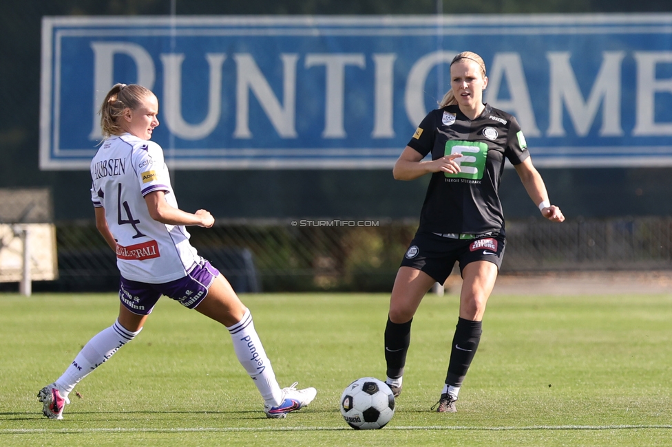 Sturm Frauen - Austria
OEFB Frauen Bundesliga, 8. Runde, SK Sturm Graz Frauen - FK Austria Wien, Trainingszentrum Messendorf, 27.09.2026. Foto zeigt Merel Bormans (Sturm Frauen)
