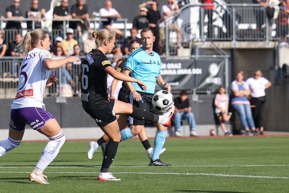 Sturm Frauen - Austria
OEFB Frauen Bundesliga, 8. Runde, SK Sturm Graz Frauen - FK Austria Wien, Trainingszentrum Messendorf, 27.09.2026. Foto zeigt Sara Pavlovic (Sturm Frauen)
