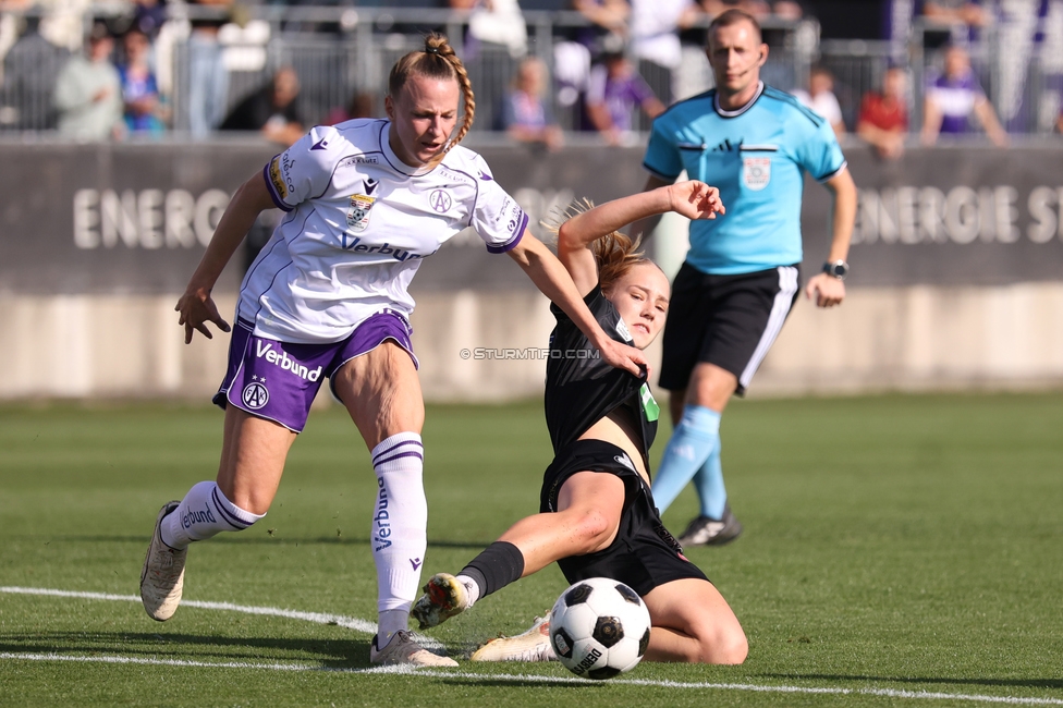 Sturm Frauen - Austria
OEFB Frauen Bundesliga, 8. Runde, SK Sturm Graz Frauen - FK Austria Wien, Trainingszentrum Messendorf, 27.09.2026. Foto zeigt Lena Breznik (Sturm Frauen)
