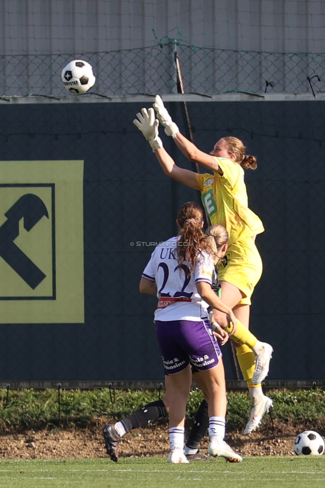 Sturm Frauen - Austria
OEFB Frauen Bundesliga, 8. Runde, SK Sturm Graz Frauen - FK Austria Wien, Trainingszentrum Messendorf, 27.09.2026. Foto zeigt Sarah-Lisa Duebel (Sturm Frauen)
