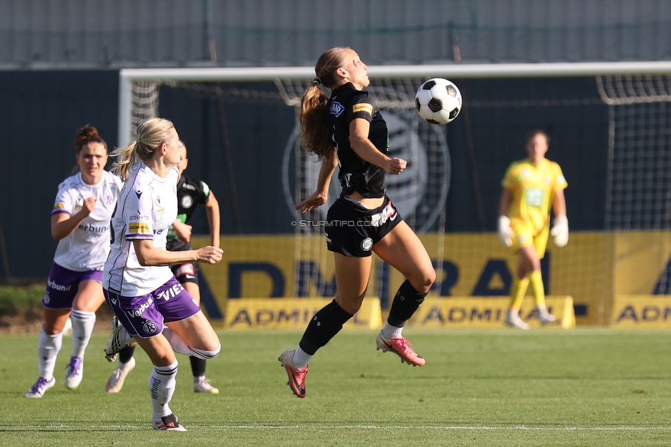 Sturm Frauen - Austria
OEFB Frauen Bundesliga, 8. Runde, SK Sturm Graz Frauen - FK Austria Wien, Trainingszentrum Messendorf, 27.09.2026. Foto zeigt Brigitta Pulins (Sturm Frauen)
