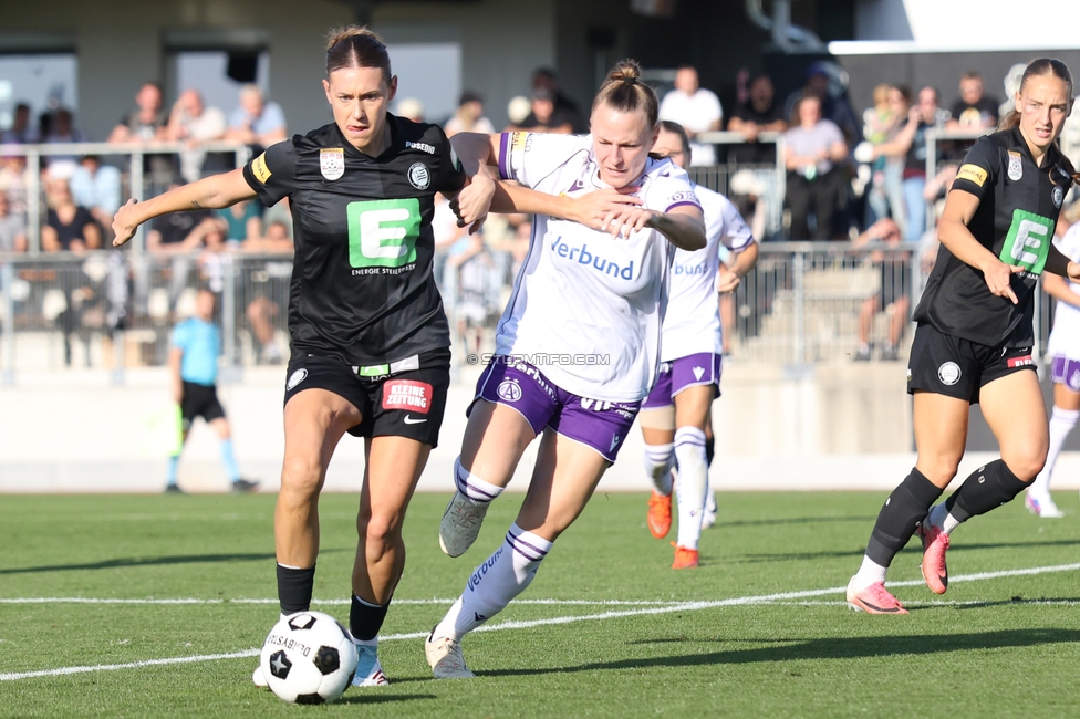 Sturm Frauen - Austria
OEFB Frauen Bundesliga, 8. Runde, SK Sturm Graz Frauen - FK Austria Wien, Trainingszentrum Messendorf, 27.09.2026. Foto zeigt Laura Krumboeck (Sturm Frauen)
