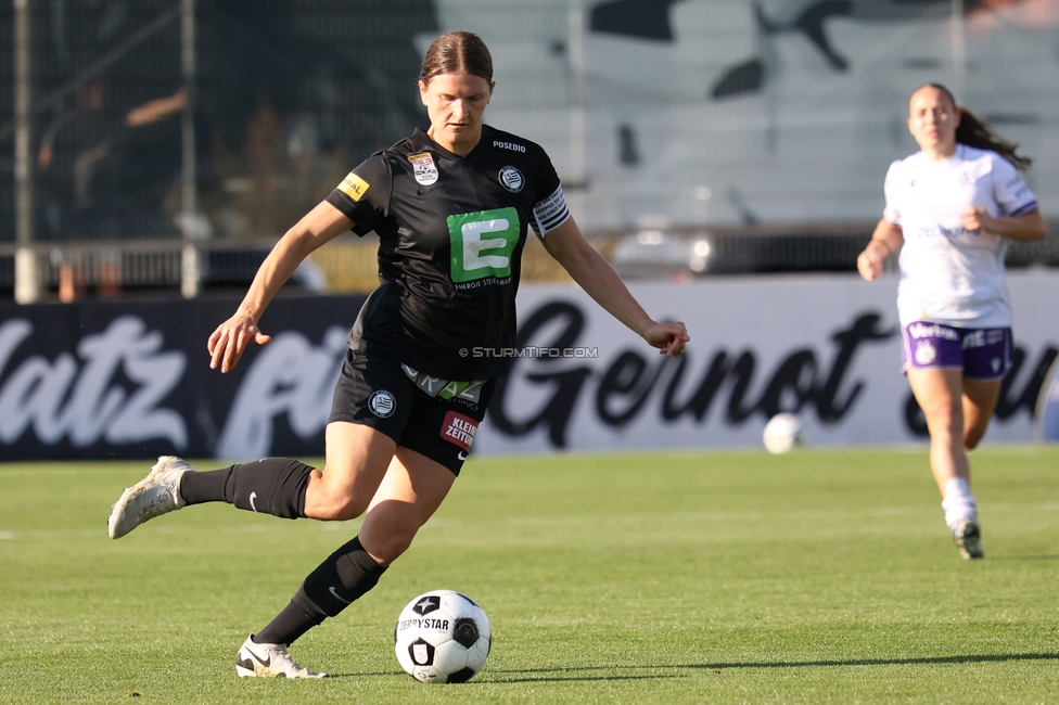 Sturm Frauen - Austria
OEFB Frauen Bundesliga, 8. Runde, SK Sturm Graz Frauen - FK Austria Wien, Trainingszentrum Messendorf, 27.09.2026. Foto zeigt Sophie Maierhofer (Sturm Frauen)
