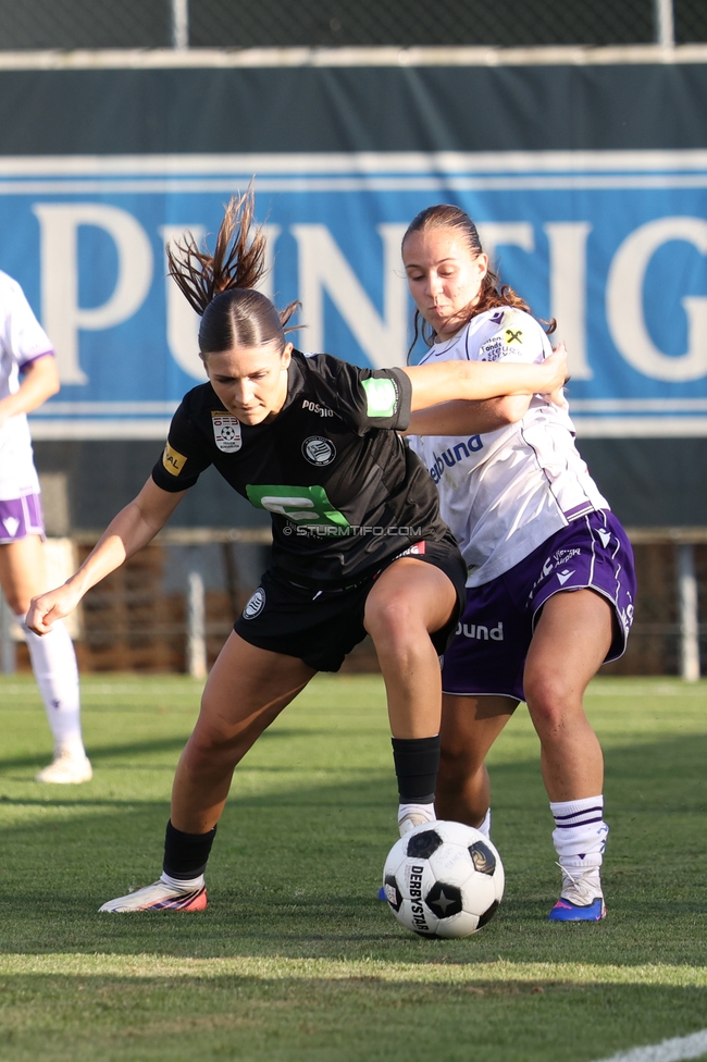 Sturm Frauen - Austria
OEFB Frauen Bundesliga, 8. Runde, SK Sturm Graz Frauen - FK Austria Wien, Trainingszentrum Messendorf, 27.09.2026. Foto zeigt Marie Spiess (Sturm Frauen)
