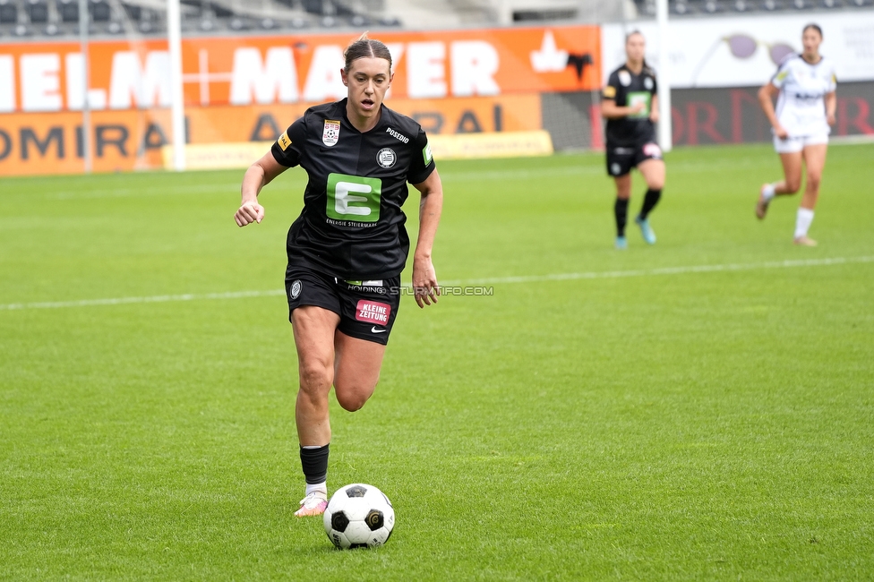 Altach - Sturm Frauen
OEFB Frauen Bundesliga, 10. Runde, SC Rheindort Altach Frauen - SK Sturm Graz Frauen, Stadion Schnabelholz Altach, 18.10.2026

Foto zeigt Laura Krumboeck (Sturm Frauen)
