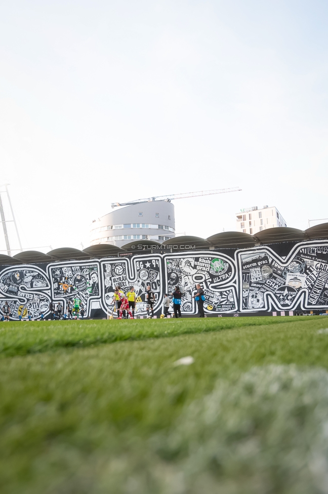 Sturm Graz - GAK
Oesterreichische Fussball Bundesliga, 9. Runde, SK Sturm Graz - Grazer AK, Stadion Graz-Liebenau, 18.10.2026. Foto zeigt Fans von Sturm mit einer Choreografie

