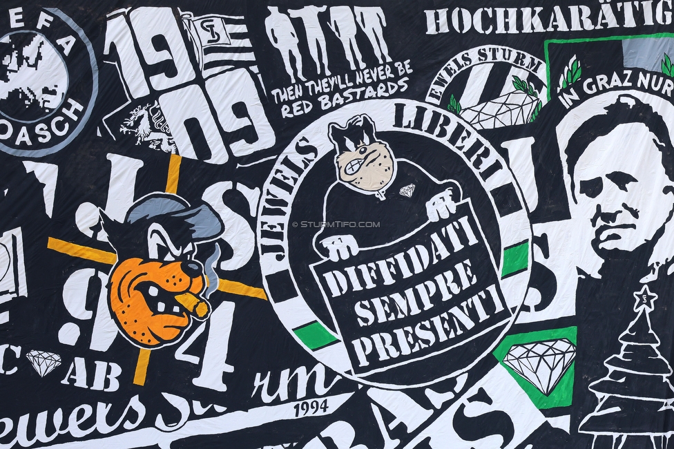 Sturm Graz - GAK
Oesterreichische Fussball Bundesliga, 9. Runde, SK Sturm Graz - Grazer AK, Stadion Graz-Liebenau, 18.10.2026. Foto zeigt Fans von Sturm mit einer Choreografie
