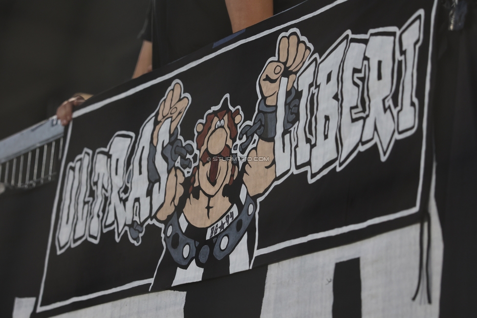 Sturm Graz - GAK
Oesterreichische Fussball Bundesliga, 9. Runde, SK Sturm Graz - Grazer AK, Stadion Graz-Liebenau, 18.10.2026. Foto zeigt Fans von Sturm
