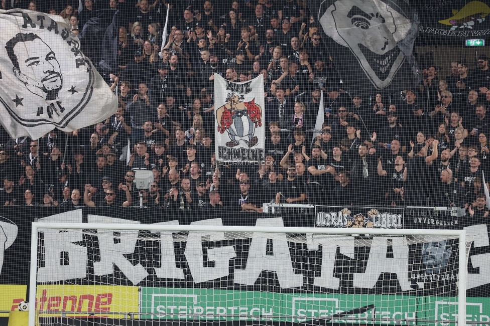 Sturm Graz - GAK
Oesterreichische Fussball Bundesliga, 9. Runde, SK Sturm Graz - Grazer AK, Stadion Graz-Liebenau, 18.10.2026. Foto zeigt Fans von Sturm
