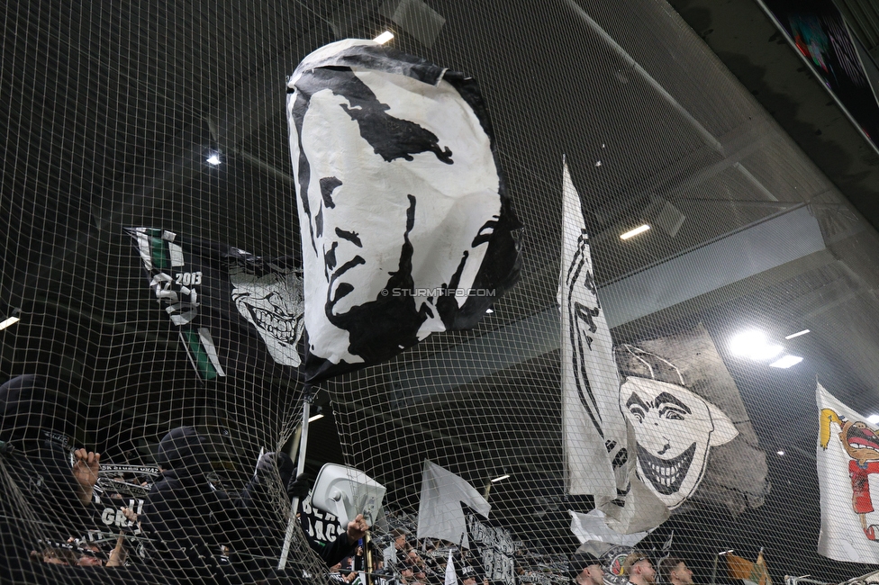 Sturm Graz - GAK
Oesterreichische Fussball Bundesliga, 9. Runde, SK Sturm Graz - Grazer AK, Stadion Graz-Liebenau, 18.10.2026. Foto zeigt Fans von Sturm
