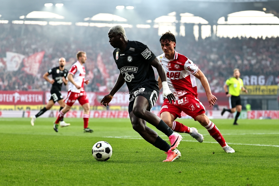 Sturm Graz - GAK
Oesterreichische Fussball Bundesliga, 9. Runde, SK Sturm Graz - Grazer AK, Stadion Graz-Liebenau, 18.10.2026. 

Foto zeigt Oumar Diakite (Sturm)
