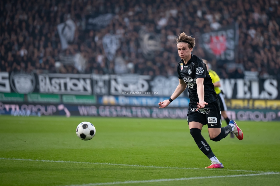 Sturm Graz - GAK
Oesterreichische Fussball Bundesliga, 9. Runde, SK Sturm Graz - Grazer AK, Stadion Graz-Liebenau, 18.10.2026. Foto zeigt Paul-Friedrich Koller (Sturm)
