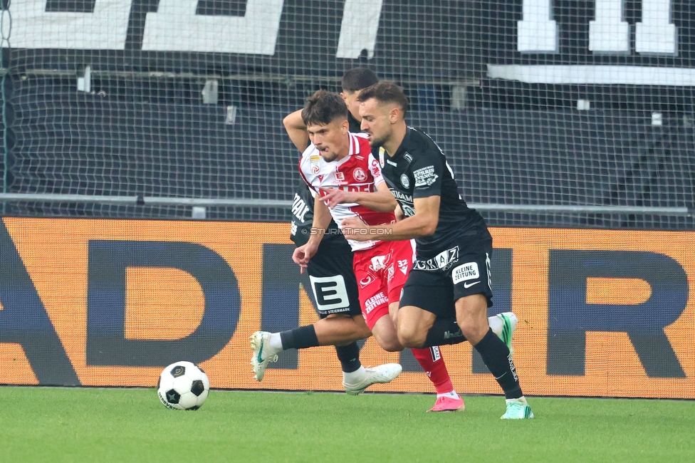 Sturm Graz - GAK
Oesterreichische Fussball Bundesliga, 9. Runde, SK Sturm Graz - Grazer AK, Stadion Graz-Liebenau, 18.10.2026. 

Foto zeigt Juergen Heil (Sturm)
