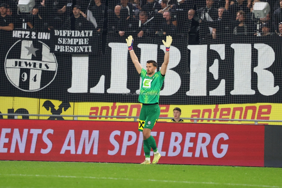 Sturm Graz - GAK
Oesterreichische Fussball Bundesliga, 9. Runde, SK Sturm Graz - Grazer AK, Stadion Graz-Liebenau, 18.10.2026. Foto zeigt Ammar Helac (Sturm)
