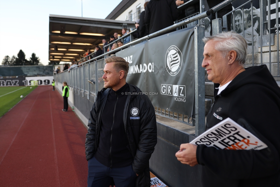 Sturm Frauen - LASK
OEFB Frauen Bundesliga, 11. Runde, SK Sturm Graz Frauen - LASK, Trainingszentrum Messendorf, 23.10.2026. Foto zeigt Michael Erlitz (Sportdirektor Sturm Frauen)
