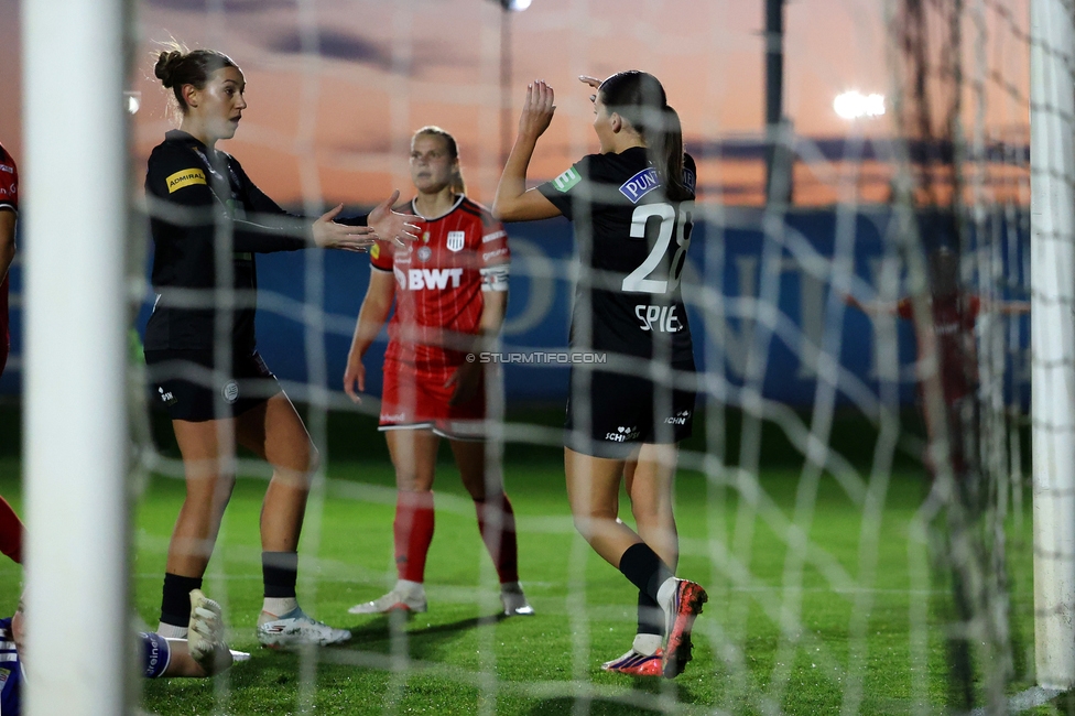 Sturm Frauen - LASK
OEFB Frauen Bundesliga, 11. Runde, SK Sturm Graz Frauen - LASK, Trainingszentrum Messendorf, 23.10.2026. Foto zeigt Marie Spiess (Sturm Frauen)
