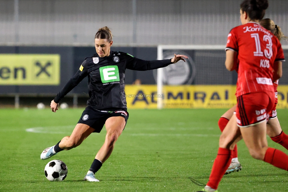 Sturm Frauen - LASK
OEFB Frauen Bundesliga, 11. Runde, SK Sturm Graz Frauen - LASK, Trainingszentrum Messendorf, 23.10.2026. Foto zeigt Laura Krumboeck (Sturm Frauen)
