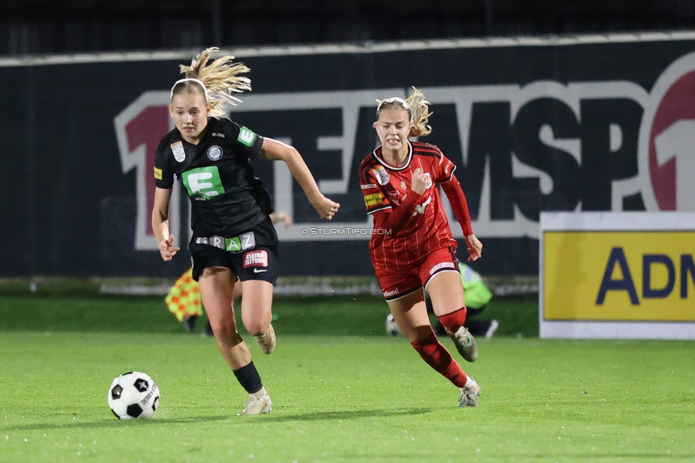 Sturm Frauen - LASK
OEFB Frauen Bundesliga, 11. Runde, SK Sturm Graz Frauen - LASK, Trainingszentrum Messendorf, 23.10.2026. Foto zeigt Lena Breznik (Sturm Frauen)
