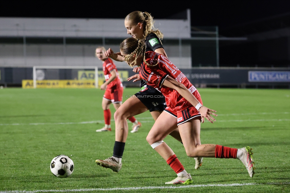 Sturm Frauen - LASK
OEFB Frauen Bundesliga, 11. Runde, SK Sturm Graz Frauen - LASK, Trainingszentrum Messendorf, 23.10.2026. Foto zeigt Lena Breznik (Sturm Frauen)
