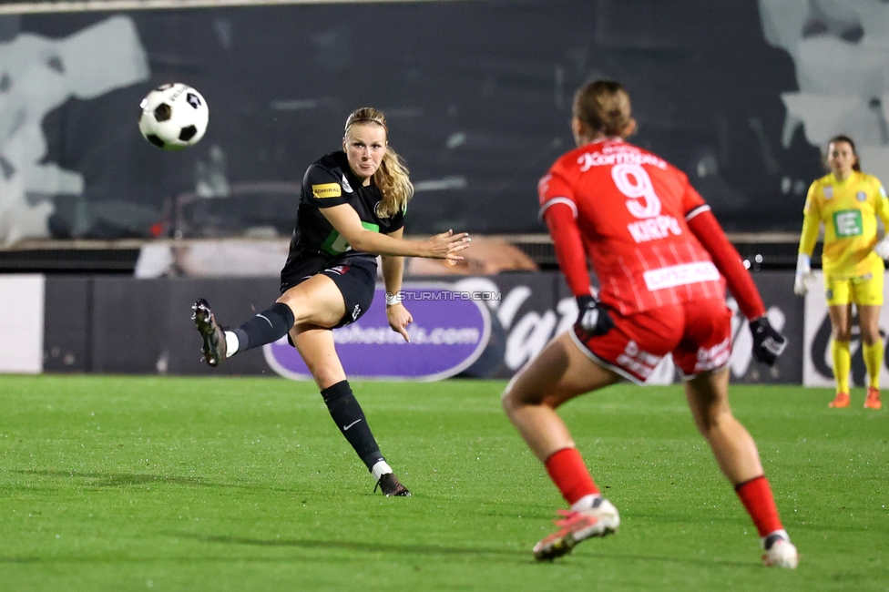 Sturm Frauen - LASK
OEFB Frauen Bundesliga, 11. Runde, SK Sturm Graz Frauen - LASK, Trainingszentrum Messendorf, 23.10.2026. Foto zeigt Merel Bormans (Sturm Frauen)

