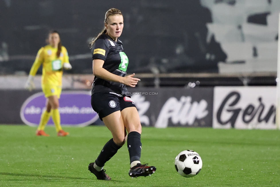 Sturm Frauen - LASK
OEFB Frauen Bundesliga, 11. Runde, SK Sturm Graz Frauen - LASK, Trainingszentrum Messendorf, 23.10.2026. Foto zeigt Merel Bormans (Sturm Frauen)
