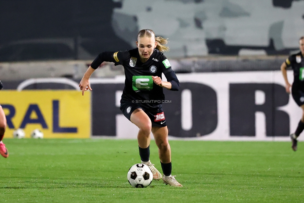 Sturm Frauen - LASK
OEFB Frauen Bundesliga, 11. Runde, SK Sturm Graz Frauen - LASK, Trainingszentrum Messendorf, 23.10.2026. Foto zeigt Lena Breznik (Sturm Frauen)
