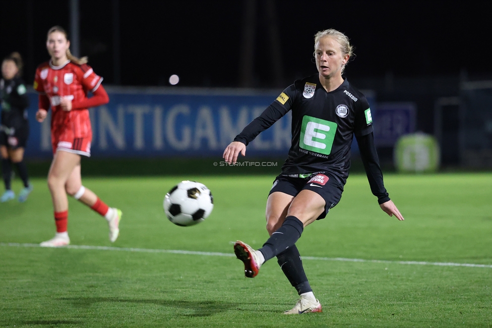 Sturm Frauen - LASK
OEFB Frauen Bundesliga, 11. Runde, SK Sturm Graz Frauen - LASK, Trainingszentrum Messendorf, 23.10.2026. Foto zeigt Sara Pavlovic (Sturm Frauen)
