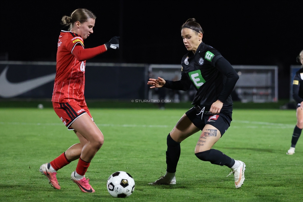 Sturm Frauen - LASK
OEFB Frauen Bundesliga, 11. Runde, SK Sturm Graz Frauen - LASK, Trainingszentrum Messendorf, 23.10.2026. Foto zeigt Lilla Sipos (Sturm Frauen)
