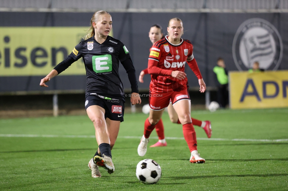 Sturm Frauen - LASK
OEFB Frauen Bundesliga, 11. Runde, SK Sturm Graz Frauen - LASK, Trainingszentrum Messendorf, 23.10.2026. Foto zeigt Lena Breznik (Sturm Frauen)
