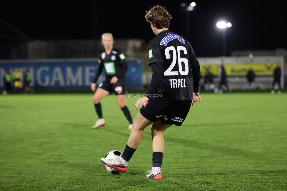 Sturm Frauen - LASK
OEFB Frauen Bundesliga, 11. Runde, SK Sturm Graz Frauen - LASK, Trainingszentrum Messendorf, 23.10.2026. Foto zeigt Leonie Christin Tragl (Sturm Frauen)
