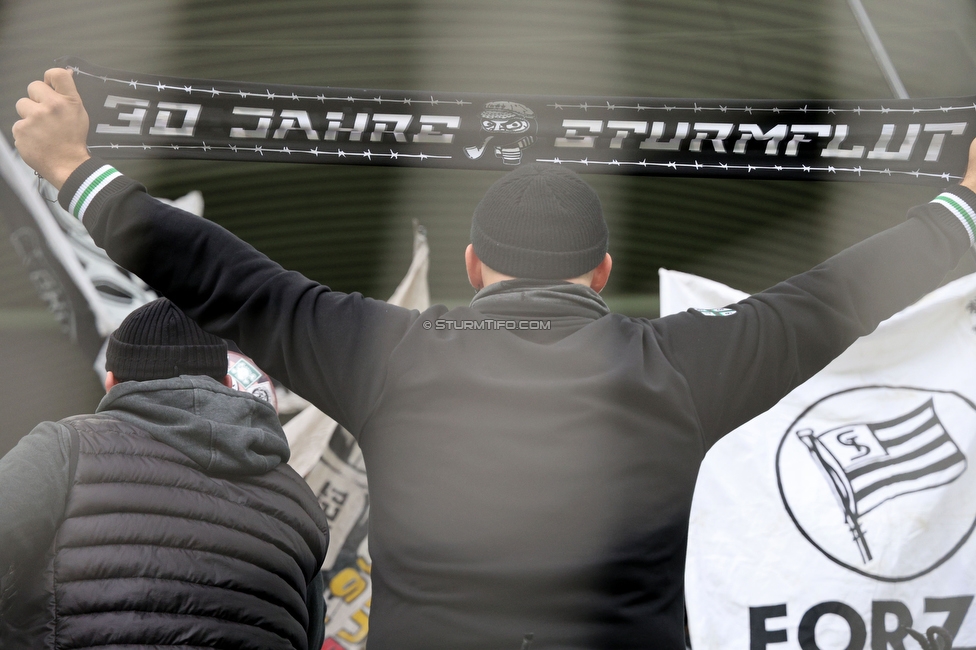 Sturm Graz - Ried
Oesterreichische Fussball Bundesliga, 10. Runde, SK Sturm Graz - SV Ried, Stadion Graz-Liebenau, 25.10.2026. Foto zeigt Fans von Sturm
Schlüsselwörter: schals sturmflut