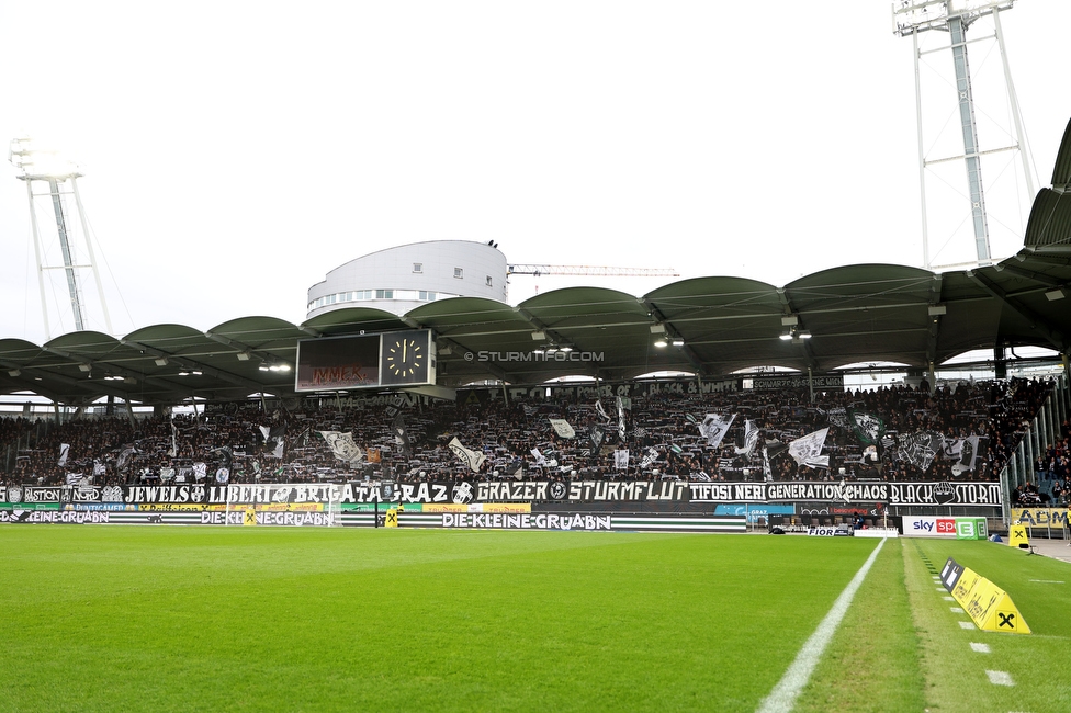 Sturm Graz - Ried
Oesterreichische Fussball Bundesliga, 10. Runde, SK Sturm Graz - SV Ried, Stadion Graz-Liebenau, 25.10.2026. Foto zeigt Fans von Sturm
Schlüsselwörter: schals
