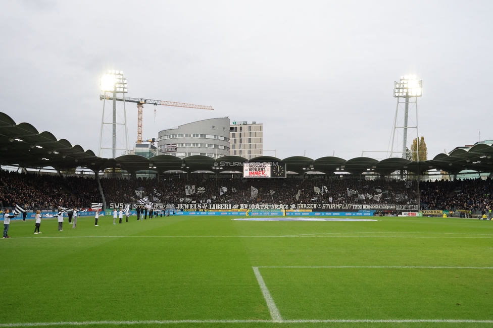 Sturm Graz - Ried
Oesterreichische Fussball Bundesliga, 10. Runde, SK Sturm Graz - SV Ried, Stadion Graz-Liebenau, 25.10.2026. Foto zeigt Fans von Sturm
Schlüsselwörter: fairplay
