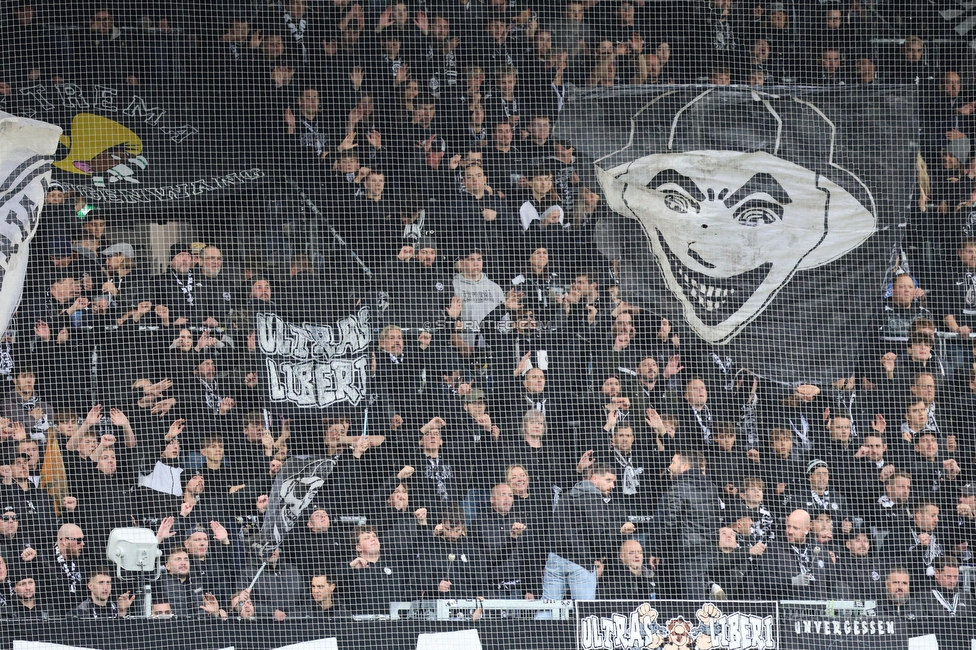 Sturm Graz - Ried
Oesterreichische Fussball Bundesliga, 10. Runde, SK Sturm Graz - SV Ried, Stadion Graz-Liebenau, 25.10.2026. Foto zeigt Fans von Sturm
Schlüsselwörter: brigata