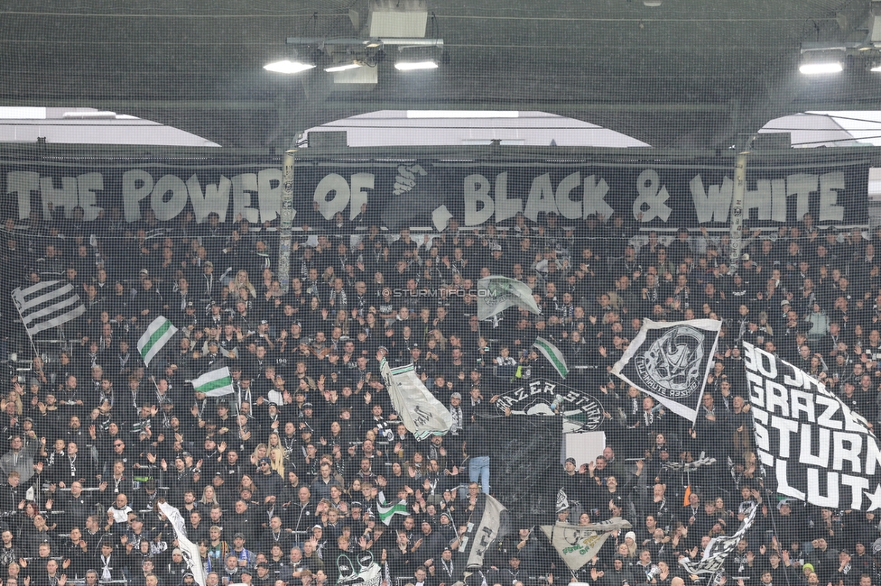 Sturm Graz - Ried
Oesterreichische Fussball Bundesliga, 10. Runde, SK Sturm Graz - SV Ried, Stadion Graz-Liebenau, 25.10.2026. Foto zeigt Fans von Sturm
