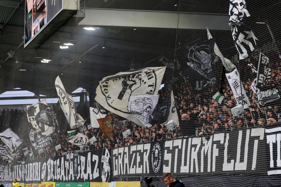 Sturm Graz - Ried
Oesterreichische Fussball Bundesliga, 10. Runde, SK Sturm Graz - SV Ried, Stadion Graz-Liebenau, 25.10.2026. Foto zeigt Fans von Sturm
