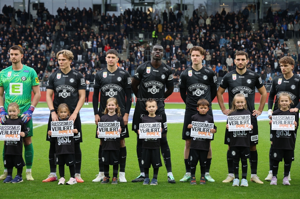Sturm Graz - Ried
Oesterreichische Fussball Bundesliga, 10. Runde, SK Sturm Graz - SV Ried, Stadion Graz-Liebenau, 25.10.2026. Foto zeigt Fans von Sturm
Schlüsselwörter: schals