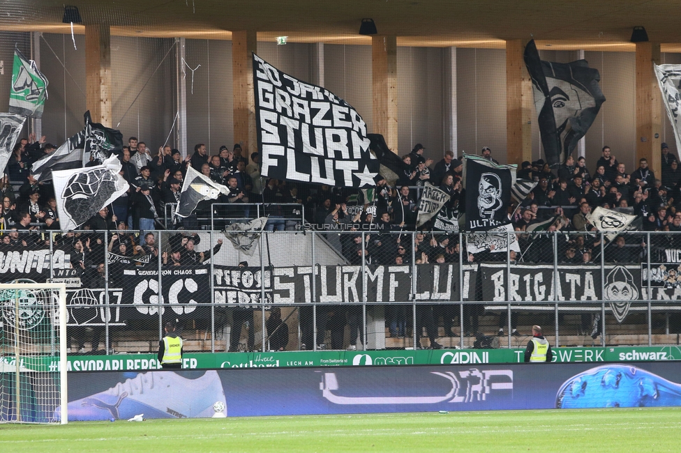 Lustenau - Sturm Graz
OEFB Cup 3. Runde, SC Austria Lustenau - SK Sturm Graz, Reichshofstadion, Lustenau, 29.10.2026. 

Foto zeigt Fans von Sturm
